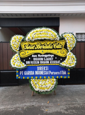 Papan Bunga Duka di Koroncong